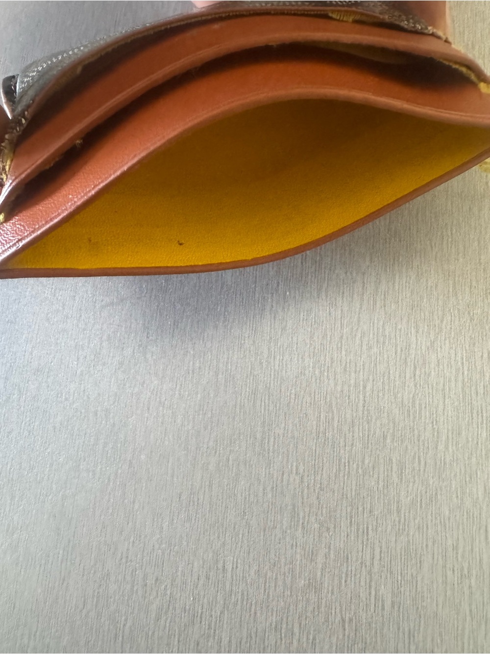 Goyard Card Holder in Brown and Black with Goyardine Canvas - Picture 4 of 5
